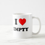I love Empty Coffee Mug
