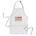 I LOVE ENDOCRINOLOGISTS APRON
