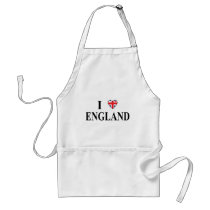 I Love England Apron
