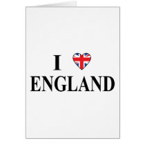 I Love England Cards