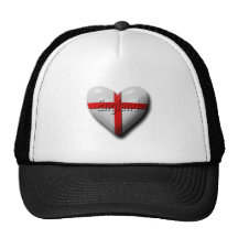 I Love England Hat