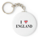 I Love England Key Chain