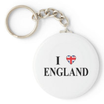 I Love England Key Chain