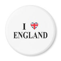 I Love England Fridge Magnet