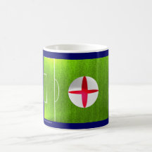 I Love English football soccer flag mug