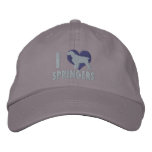 I Love English Springers Embroidered Hat (Storm)
