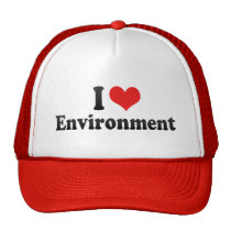 I Love Environment hats