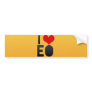 I Love EO Bumper Sticker