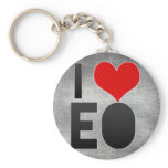 I Love EO Keychains