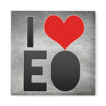 I Love EO Refrigerator Magnets