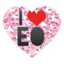 I Love EO Sticker