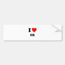 I love Er Bumper Sticker
