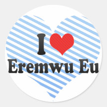 I Love Eremwu Eu Sticker