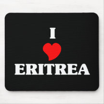 I Love Eritrea Mouse Mat