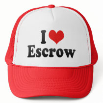 I Love Escrow Mesh Hat