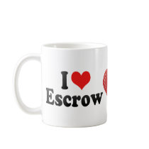 I Love Escrow Mugs