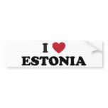 I Love Estonia bumper stickers