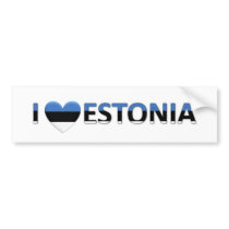 i love estonia bumper stickers