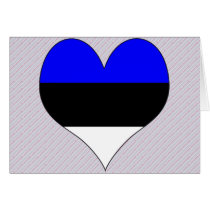 I Love Estonia Card