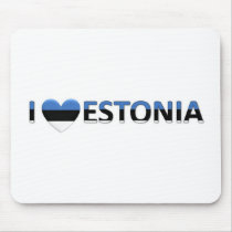 i love estonia mousepads