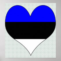 I Love Estonia Poster