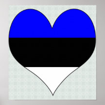 I Love Estonia Poster