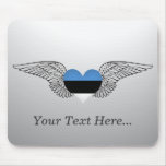 I Love Estonia -wings Mousepad