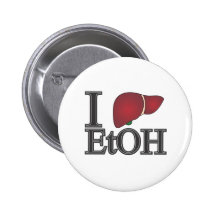 I Love Ethanol Pin