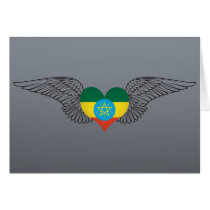 I Love Ethiopia -wings cards