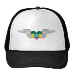 I Love Ethiopia -wings Hats