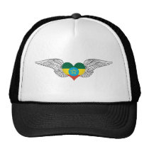 I Love Ethiopia -wings hats