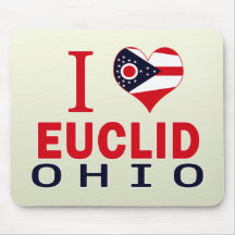 I love Euclid, Ohio Mouse Pads