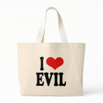 I Love Evil Tote Bag