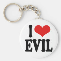 I Love Evil Keychain