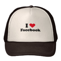 I love Facebook T-shirt Mesh Hats