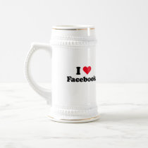 I love Facebook T-shirt Coffee Mug
