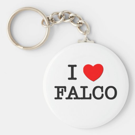 I Love Falco Key Chains