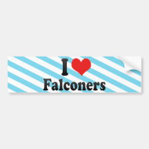 I Love Falconers Bumper Stickers