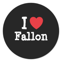 I love Fallon heart T-Shirt Sticker
