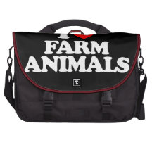 I LOVE FARM ANIMALS BAGS FOR LAPTOP
