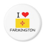 I Love Farmington New Mexico Fridge Magnets