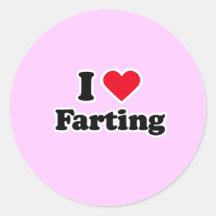 I love farting stickers