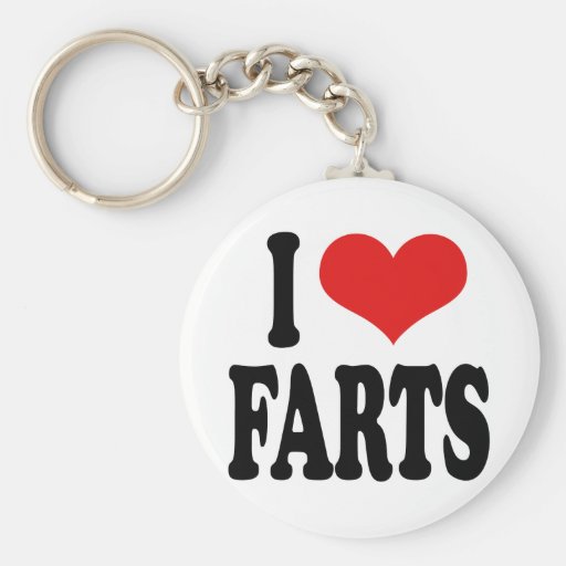 I Love Farts Key Chains
