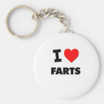 I Love Farts Keychain