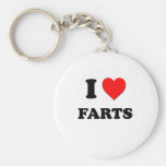 I Love Farts Keychains
