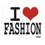 I love Fashion Post Cards
