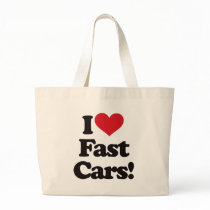 I Love Fast Cars! Bags