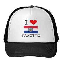 I Love Fayette Missouri Mesh Hat