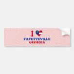 I Love Fayetteville, Georgia Bumper Stickers