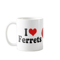 I Love Ferrets Mugs